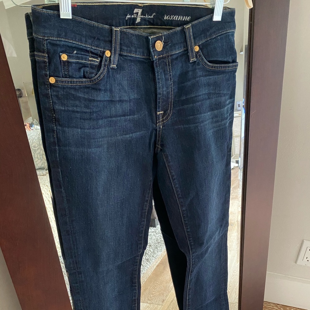 7 for All Mankind straight leg jeans